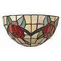 Cut Glass Floral Wall Sconce