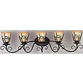 Alpine Blacksmith Finish 5-light Bath Light