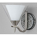 Brushed Steel 1-light Wall Sconce