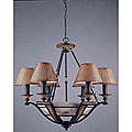 Bombay 6- and 3-light Chandelier