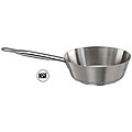Paderno Stainless Steel 9.6-inch Splayed Saute Pan