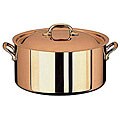 Paderno 2-quart Copper Stew Pan with Lid