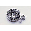 Paderno Geometric Shapes 12-piece Dough Cutter Set