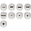 Paderno Stainless Steel Decorating Tips (Set of 8)