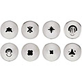 Paderno Stainless Steel Decorating Tips (Set of 8)