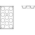 Paderno Silicone Nonstick Muffin Molds