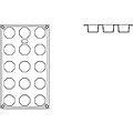 Paderno Silicone Nonstick Octagonal Molds