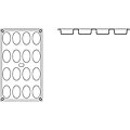 Paderno Silicone Nonstick Oval Molds