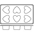 Paderno Heart 2.33-inch Nonstick Silicone Mold