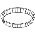 Paderno Nonstick Fluted Silicone Quiche/ Tart Mold