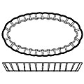 Paderno Nonstick Fluted Silicone Oval-shaped Mold