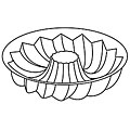 Paderno 9.5-inch Nonstick Silicone Savarin Cake Mold