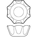 Paderno 8.625-inch Nonstick Silicone Tortilla Mold