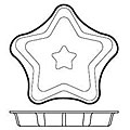 Paderno Star Nonstick Silicone Mold (Set of 6)