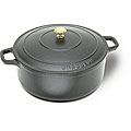 Paderno Black Round 3-quart Dutch Oven