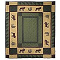 Moose Tracks Throw Blanket