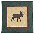 Moose Tracks Toss Pillow