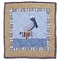 Towers of the Sea Pelican Toss Pillow
