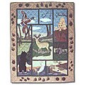Forest Fever Quilted Cotton Throw