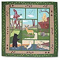 Forest Fever Hand-quilted Cotton King-size Bedding
