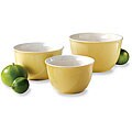 Mayfair & Jackson 3-piece Yellow Mixing Bowl Set