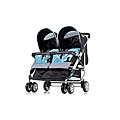 Zooper Tango Twin Double Stroller in Sky Blue