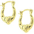 10k Yellow Gold Hoop Earrings