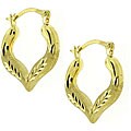 10k Yellow Gold Hoop Earrings