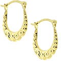 10k Yellow Gold Hoop Earrings