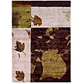 Hand-knotted Fall Season Essential Wool Rug (4' x 6')