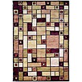 Hand-knotted Geometric Essentials Wool Rug (5'6 x 8')