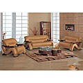 Dolcetto Caramel Brown 3-piece Furniture Set