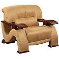 Dolcetto Camel Microfiber Chair