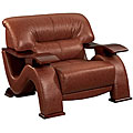 Dolcetto Dark Brown Leather Chair