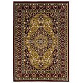 Heriz Polypropylene Burgundy Rug (7'10 x 10'10)