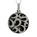 14k White Gold 1/4ct TDW Diamond Necklace (H-I, I2)