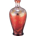 Hand-painted Silver Stream Vase