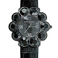 Betsey Johnson Women's Crystal Black Watch