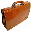 Floto Leather Poste Brown Messenger Bag