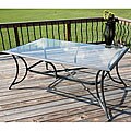 Grey Glass Top Table