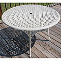 Round 48-inch Sandstone Diamond Table