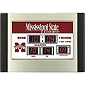 Mississippi State Scoreboard Desk Clock