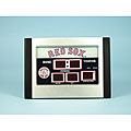 Boston Red Sox Pink Scoreboard Desk Clock