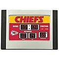 Kansas City Chiefs Scoreboard Desk Clock