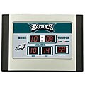 Philadelphia Eagles Scoreboard Desk Clock