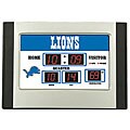 Detroit Lions Scoreboard Desk Clock