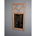 Log Pole Cedar Tahawus Mirror