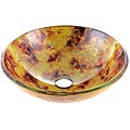 Kraus Amber Glass Vessel Sink