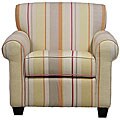 Mira 8-way Hand-tied Tava Khaki Arm Chair