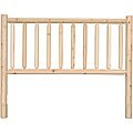 Rustic Log Pole Cedar Double Bed Headboard